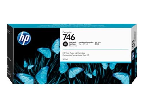 HP Blekk Foto Svart 746 300ml - Designjet Z6/z9+ HP Blekk Foto Svart 746 300ml - Designjet Z6/z9+