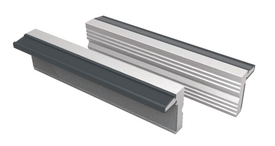 Irimo Skyddsbackar 125mm Aluminium Med Horisontella Spår, Par