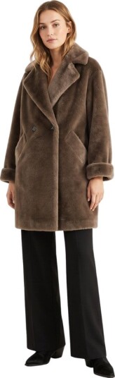 Natura Cashmere Lorenza coat 38 brun dame Natura Cashmere Lorenza coat 38 brun dame