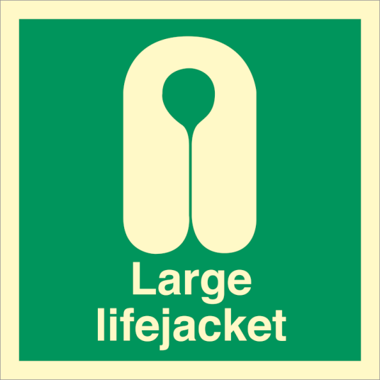 Jo Safety Large lifejacket Etterlysende plast HI150 150 x 150 mm Jo Safety Large lifejacket Etterlysende plast HI150 150 x 150 mm