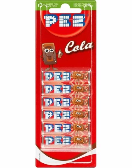 6 stk Pez Cola Refills