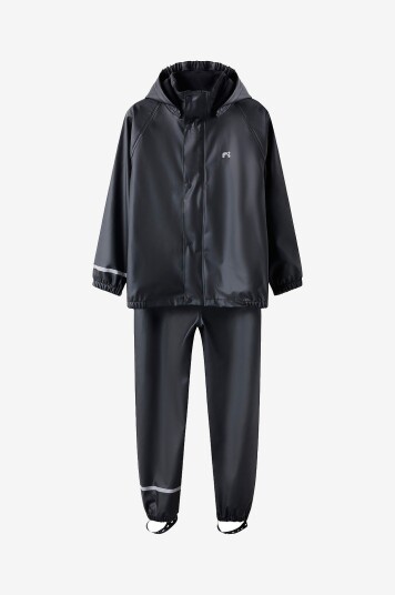 Name it kids - Regnsett nknDry10 Rain Set FO - Svart