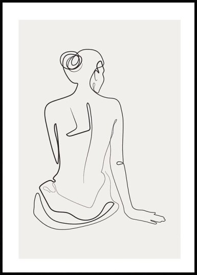 Shapes Line Art No. 1 Plakat Plakat / 70x100cm