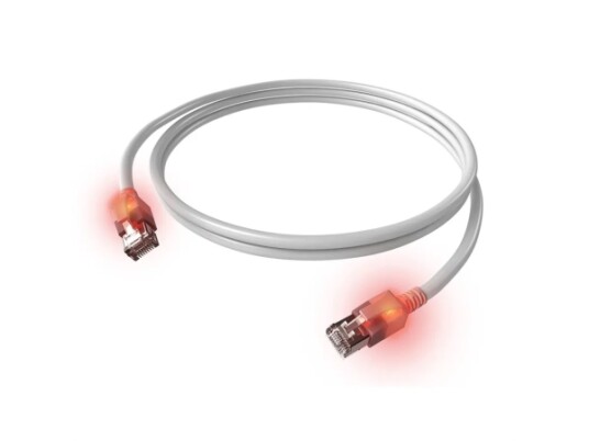 Easylan Dualboot Led Patchkabel S/Ftp Hvit 1,50M Cat.6A Ftp Sftp 1,5 M Cat6a S/Ftp S Stp Rj 45 Rj 45 Hvit CS1OWADAD0015