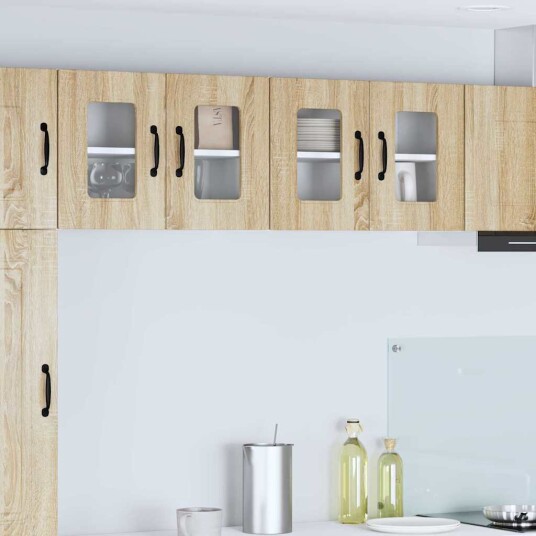  Kjøkkenskap 2 pcs Sonoma eik 60 x 31 x 40 cm Konstruert tre