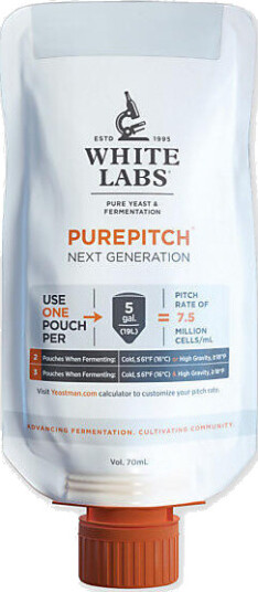 Whitelabs WLP4000 Vermont Ale Yeast PurePitch NextGen PurePitch 70 ml