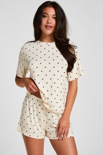 Hunkemöller Pyjamas Set Loose Hvit