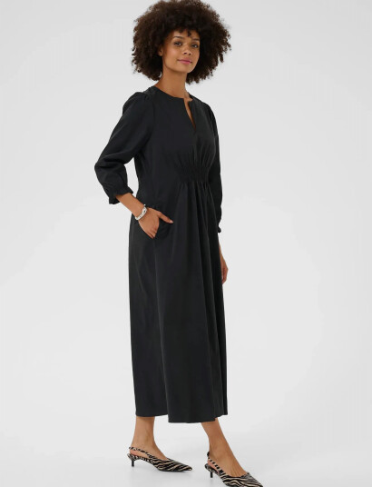 Culture Cuelna Antoinett Long Dress - Black - XXL