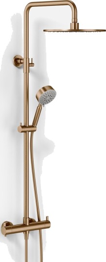 ArkiLife AVAO AABT900 - Termostatsett Ø30 Wellness Rain, PVD Børstet Kobber
