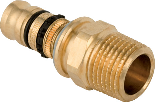 63 mm x 2,1/2" adapter med nippel Mepla