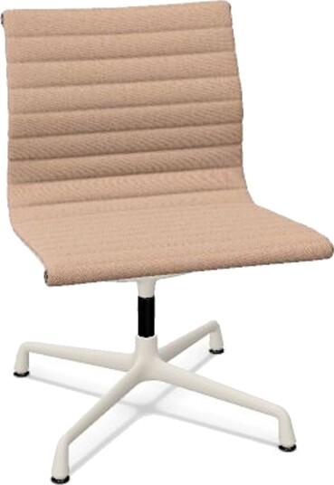 Vitra Aluminium EA 105 Kontorstol Hopsak Cognac/Elfenben/Kritt