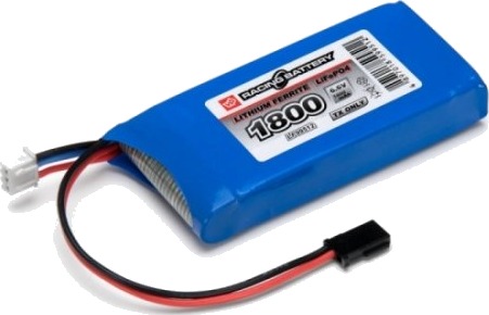 Sender/mottakerbatteri Li-Po 6,6V 1800mAh Sender/mottakerbatteri Li-Po 6,6V 1800mAh