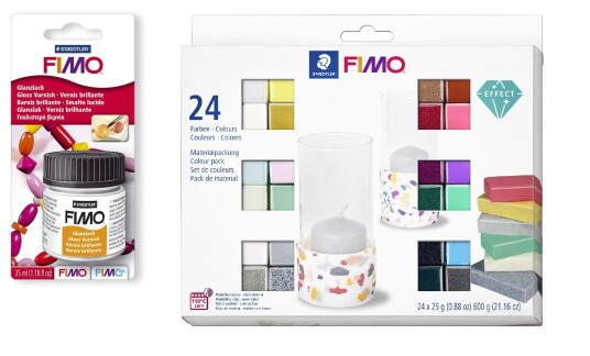 FIMO Acces Gloss Lacquer 35ml & Effect Set 24 Colors