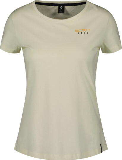 SCOTT Retro SS T-shirt til Kvinner, Lys Gul