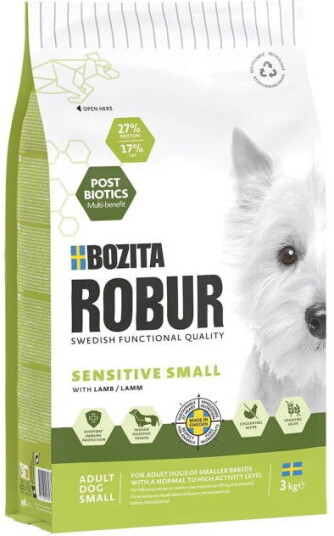 Bozita Robur Hundefôr til Voksne Små Raser Sensitive 3 kg