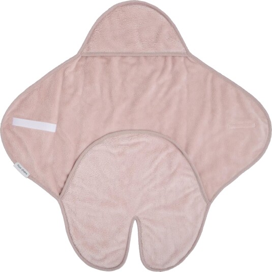 Baby"s Only Hooded Baby Teppe med Føtter Cozy Old Pink Baby"s Only Hooded Baby Teppe med Føtter Cozy Old Pink