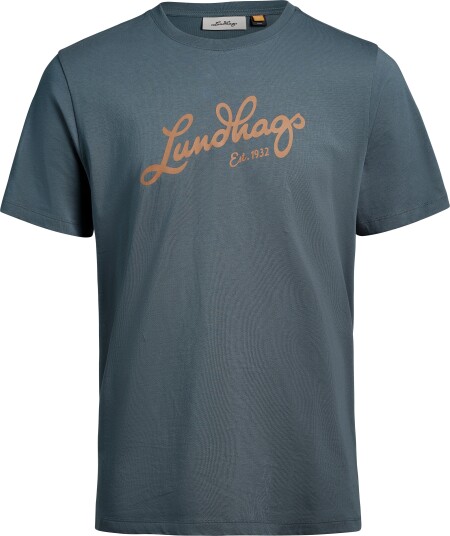 Lundhags Men"s Järpen Logo T Shirt Dark Sky Blue Dk Sky Blue M Lundhags Men"s Järpen Logo T Shirt Dark Sky Blue Dk Sky Blue M