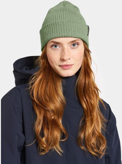 Didriksons Delmar Beanie Light Moss