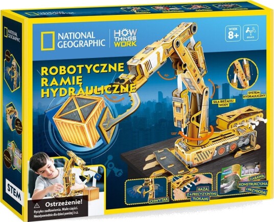 CubicFun National Geographic 3D Puslespill 8+ År Hydraulisk Robotarm