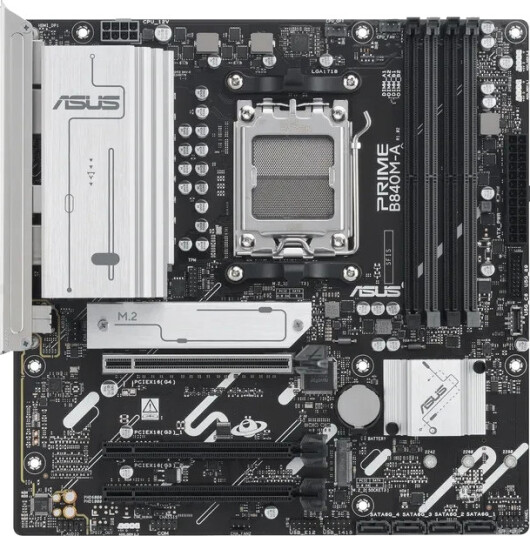 ASUS PRIME B840M-A CSM Micro-ATX Hovedkort med AM5 Socket og DDR5 ASUS PRIME B840M-A CSM Micro-ATX Hovedkort med AM5 Socket og DDR5