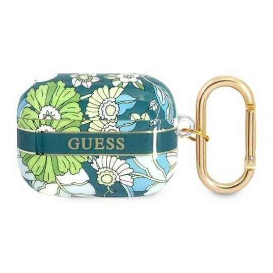 Guess Flower Strap Collection Beskyttelsesveske For Airpods Pro Green