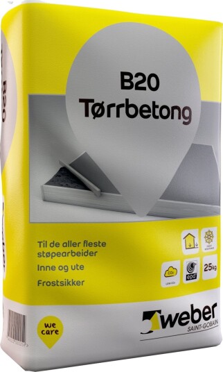 Weber B20 Tørrbetong 25kg