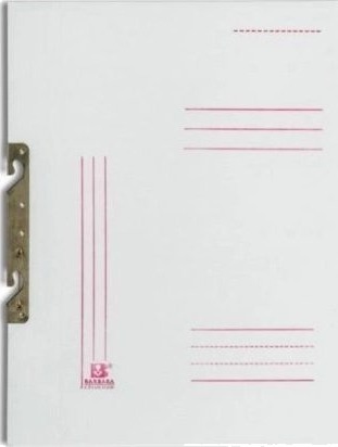 Barbara A4 Hengemappe 0820114Bn Hvit Papp 350 G 50 Stk Barbara A4 Hengemappe 0820114Bn Hvit Papp 350 G 50 Stk