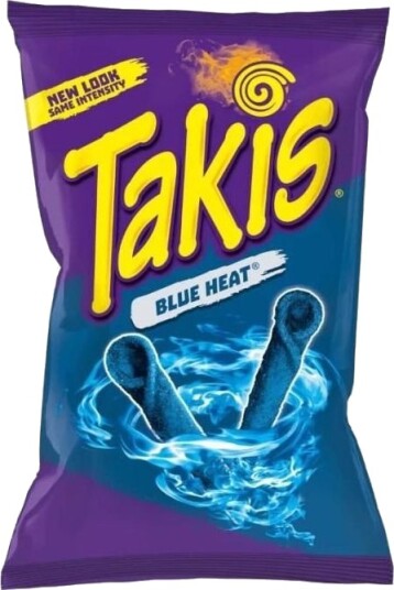 Takis Tortilla Chips Blue Heat 100 gram USA Supersterk Takis Tortilla Chips Blue Heat 100 gram USA Supersterk