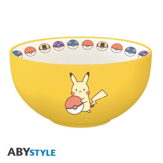 Abysse POKEMON skål Pikachu Elektrisk type 600 ml Abysse POKEMON skål Pikachu Elektrisk type 600 ml
