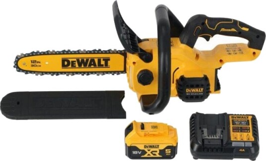 DeWalt 18V XR kjedesag   30cm 5Ah batteri
