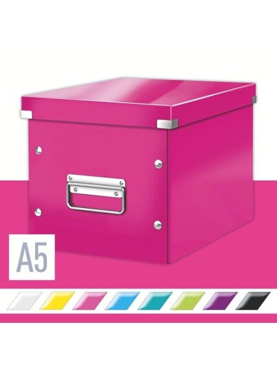 Leitz Oppbevaringsboks Click & Store Kube  WOW Medium