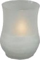 Lysbowle Brændetid 40 Timer Frostet Hvid Glas,9 Stk/Krt Lysbowle Brændetid 40 Timer Frostet Hvid Glas,9 Stk/Krt