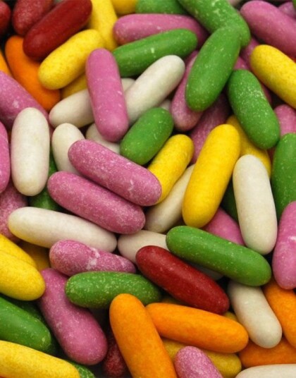 5 kg Liquorice Comfits   Fargerik Lakris med Hardt Skall   Carletti