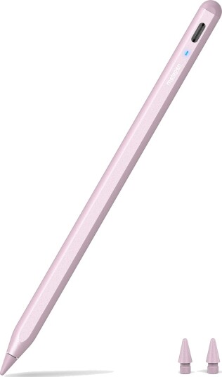 Metapen A8 aktiv stylus til iPad med USB-C Rosa