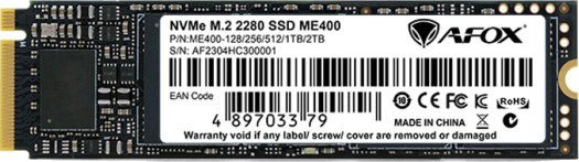 Afox ME400 SSD M.2 NVMe PCI Express 4.0 7300 MB/s lesehastighet 1TB