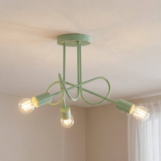 Taklampe Oxford HELAM dimbar Grønn Stue / spisestue Metall Moderne