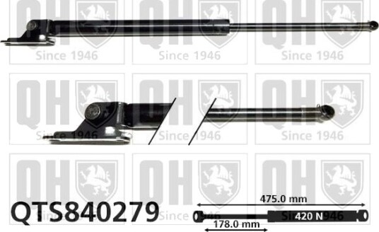 QUINTON HAZELL QTS840279 Baklukedemper