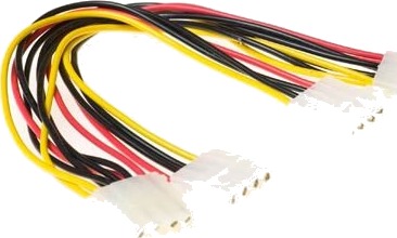 Act Ak3194 - 0,2 M - Molex (4-Pin) - 4X Molex (4-Pin) - Mann/Kvinne (Ak3194) Act Ak3194 - 0,2 M - Molex (4-Pin) - 4X Molex (4-Pin) - Mann/Kvinne (Ak3194)
