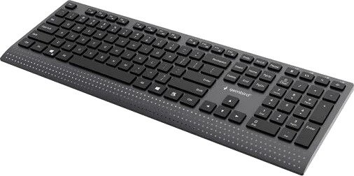 Gembird Slim Wired Multimedia Tastatur Engelsk (USA) Svart KB-MCH-06