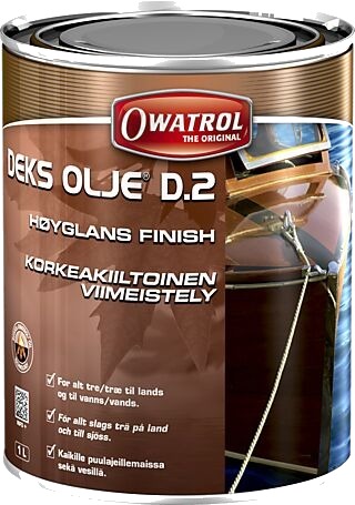 Owatrol deksolje d2 finish olje hoyglans 25 liter