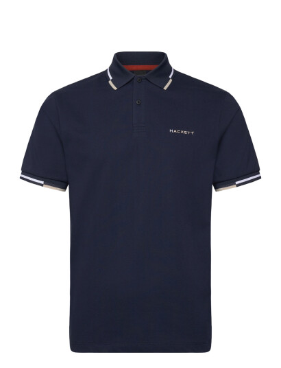 Hackett London Hs Coast Tipped Polo Navy M Hackett London Hs Coast Tipped Polo Navy M
