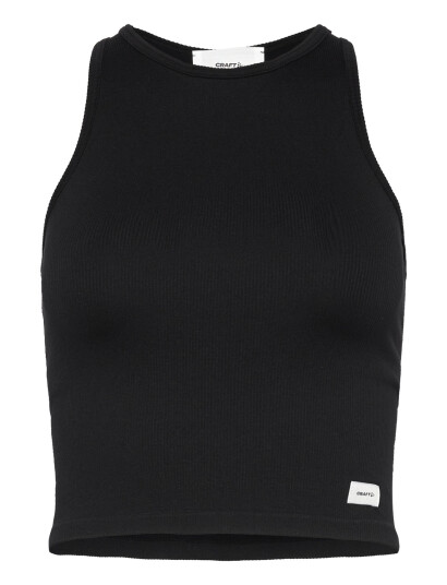 Craft Collective Rib Tank Top W - Black - L/XL