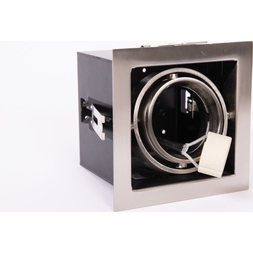Lumenlight Downlight TANO Kvadro ISO GU10 maks. 35W børstet stål