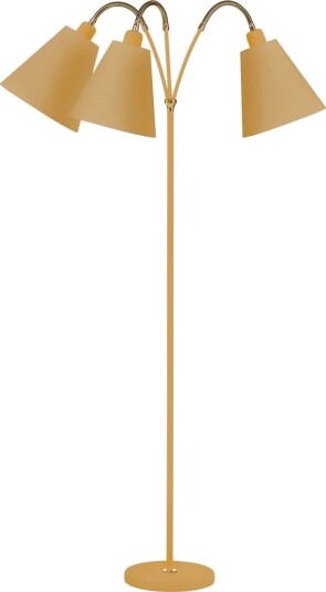 Haga Trio Gulvlampe u/skjermer Høyde 140 Cm