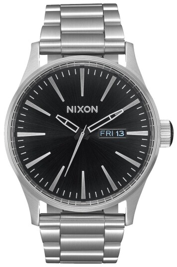 Nixon Herreklokke A3562348 00 The Sentry Sort/Stål Ø42 mm