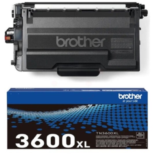 Brother TN3600XL Brother 3600 Tonerkassett XL, svart Brother TN3600XL Brother 3600 Tonerkassett XL, svart