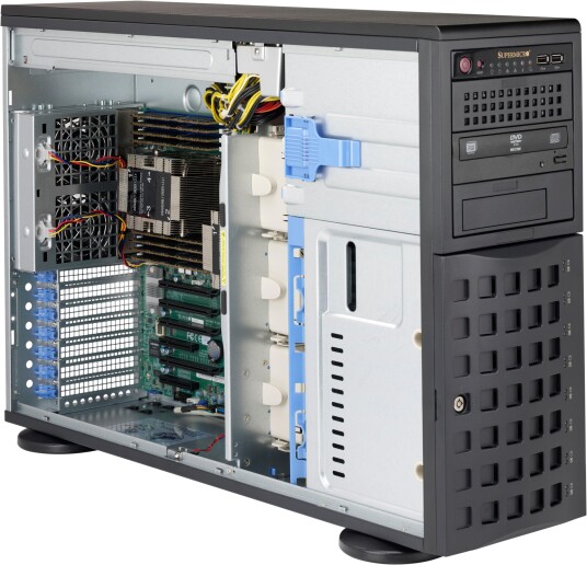 Supermicro Black4U Tower Sc745Bacw/Red1230W Pwrsupp CSE 745BAC R1K23B Supermicro Black4U Tower Sc745Bacw/Red1230W Pwrsupp CSE 745BAC R1K23B