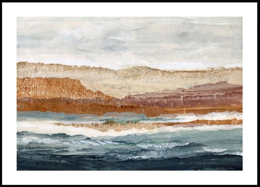 Ember Cliffs Plakat Plakat / 40x50cm