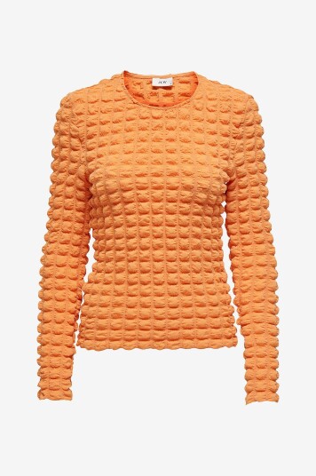 JDY - Topp jdyAlba L/S Top Jrs - Orange