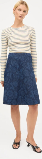 Mads Nørgaard 2X2 Cotton Stripe Tuba Tee Ls Multi/patterned XL Mads Nørgaard 2X2 Cotton Stripe Tuba Tee Ls Multi/patterned XL
